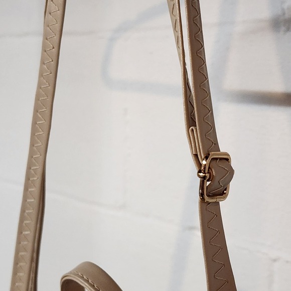 Kids Mini Backpack Purse Beige Polka‎ Dot Bow Accent Ears Girls Toddler - Picture 5 of 9